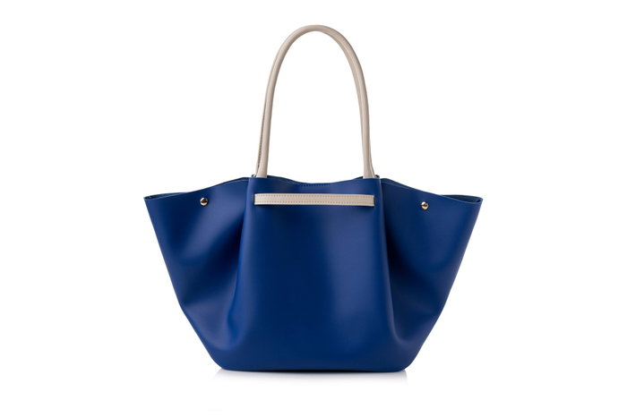 Lucky Bees Bolso Tote Sax Azul y Crema Lucky Bees Bolso Tote Sax Azul y Crema
